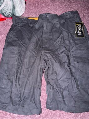 Matix Black Men's Cargo Shorts with Utility Pockets
